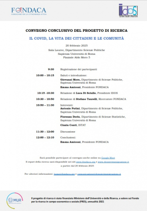 Il Covid, la vita dei cittadini e delle comunit&agrave;